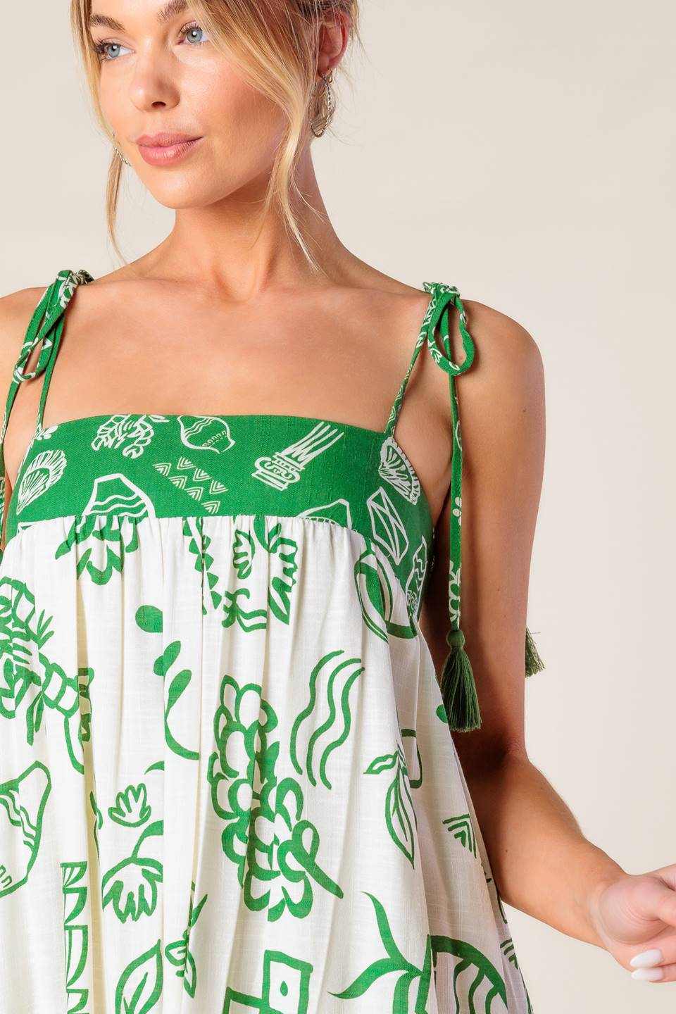 EVERYDAY BLISS WOVEN MAXI DRESS