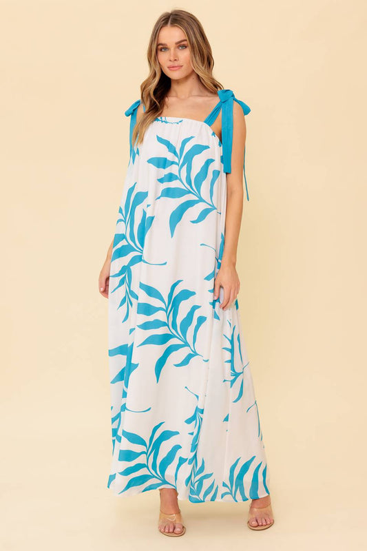 AMALFI COAST WOVEN MAXI DRESS