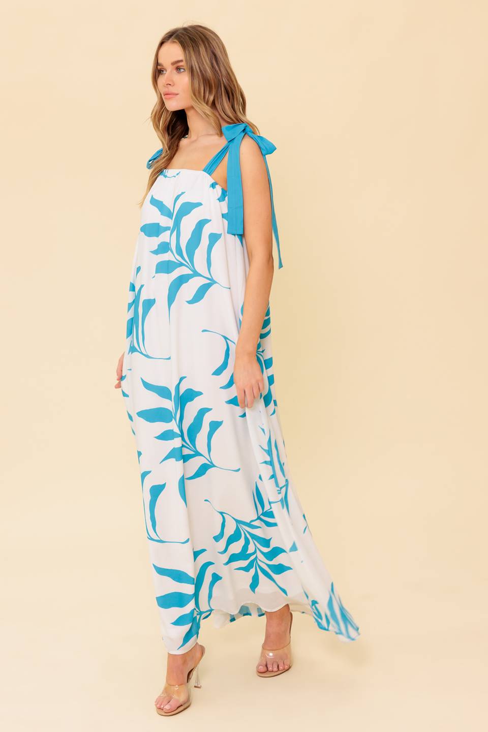AMALFI COAST WOVEN MAXI DRESS