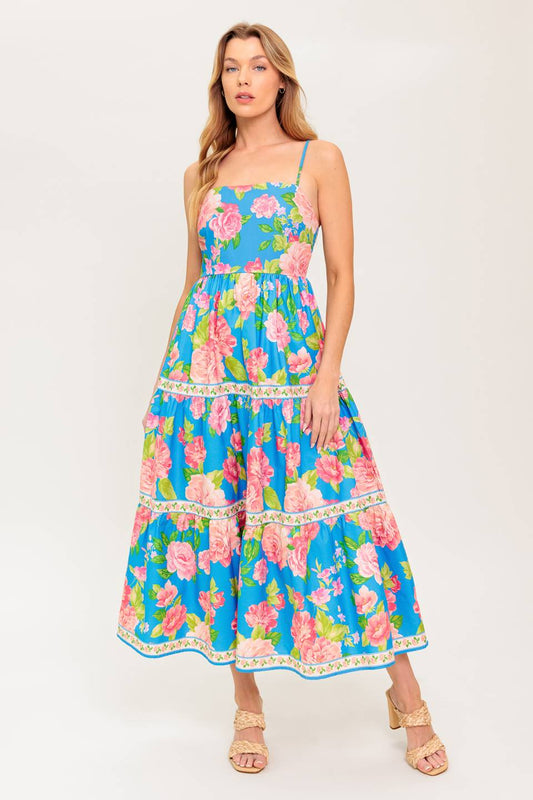 DAYLIGHT MUSE WOVEN MIDI DRESS