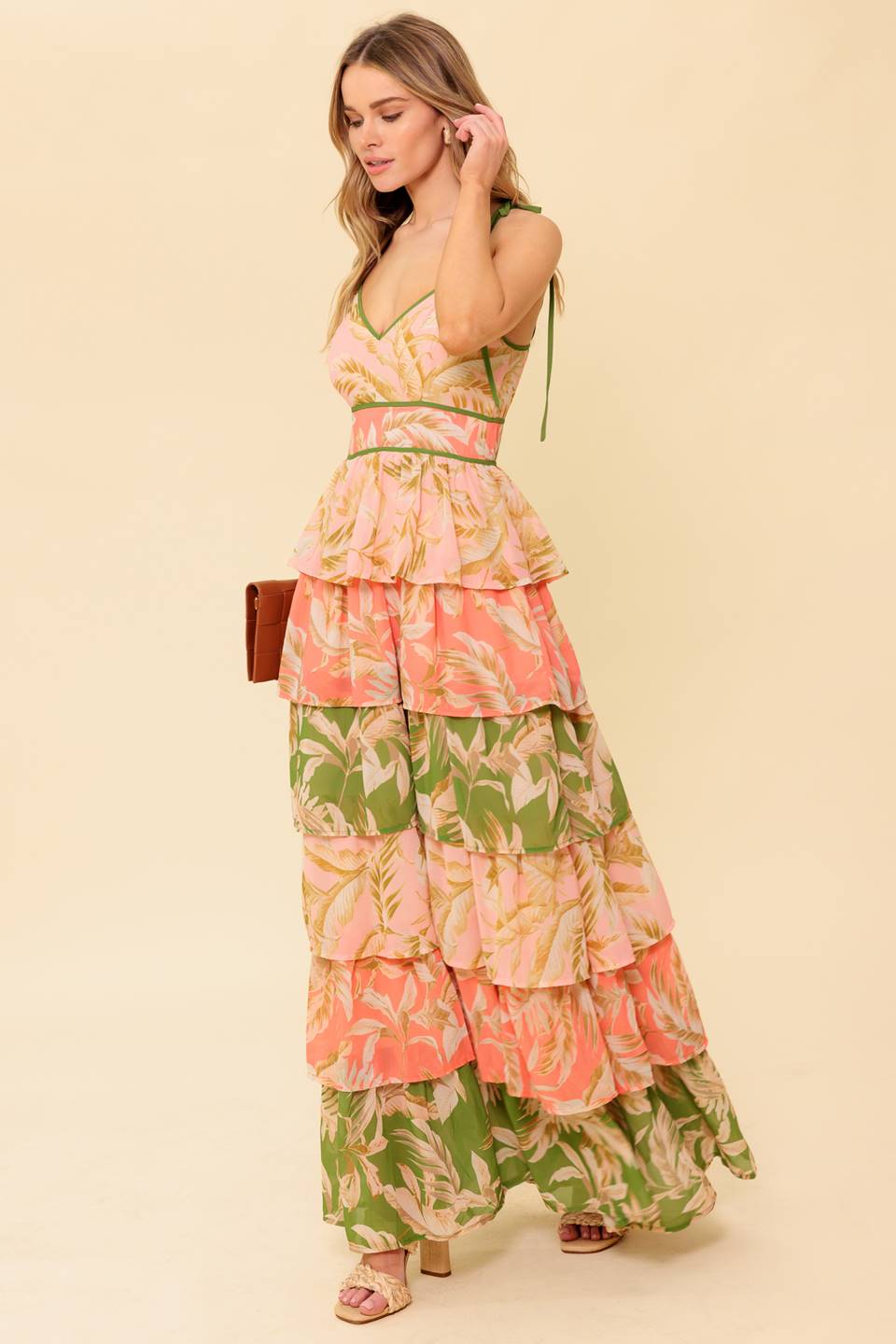 FEELS LIKE HOME WOVEN MAXI DRESS