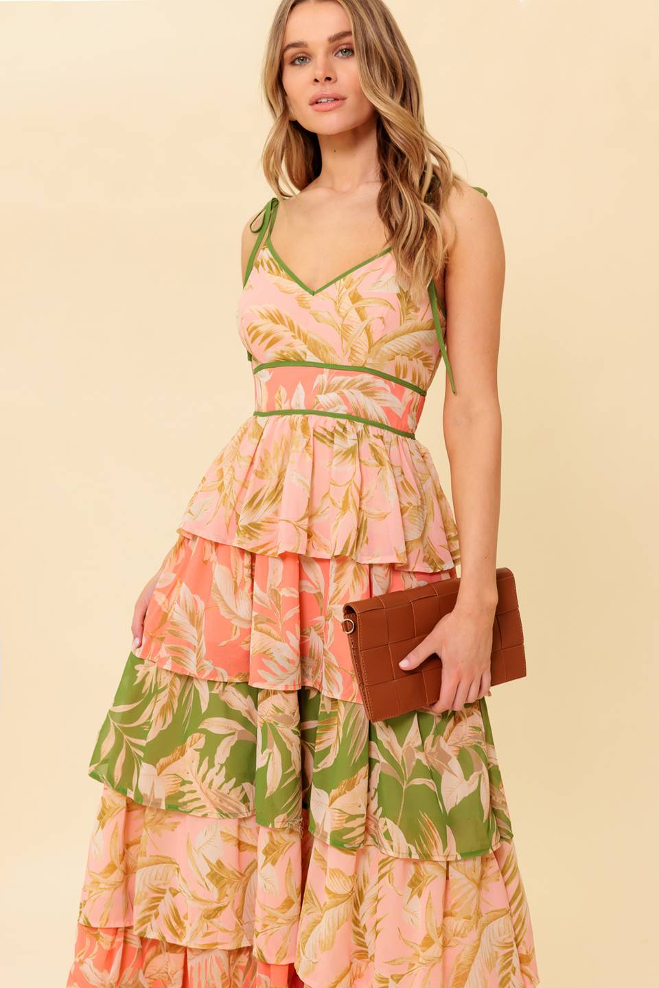 FEELS LIKE HOME WOVEN MAXI DRESS