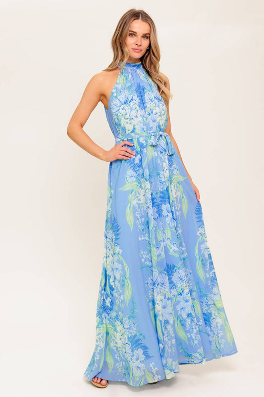 VACAY STATE OF MIND WOVEN MAXI DRESS