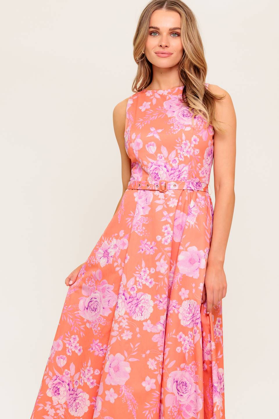 COASTLINE DREAM WOVEN MIDI DRESS