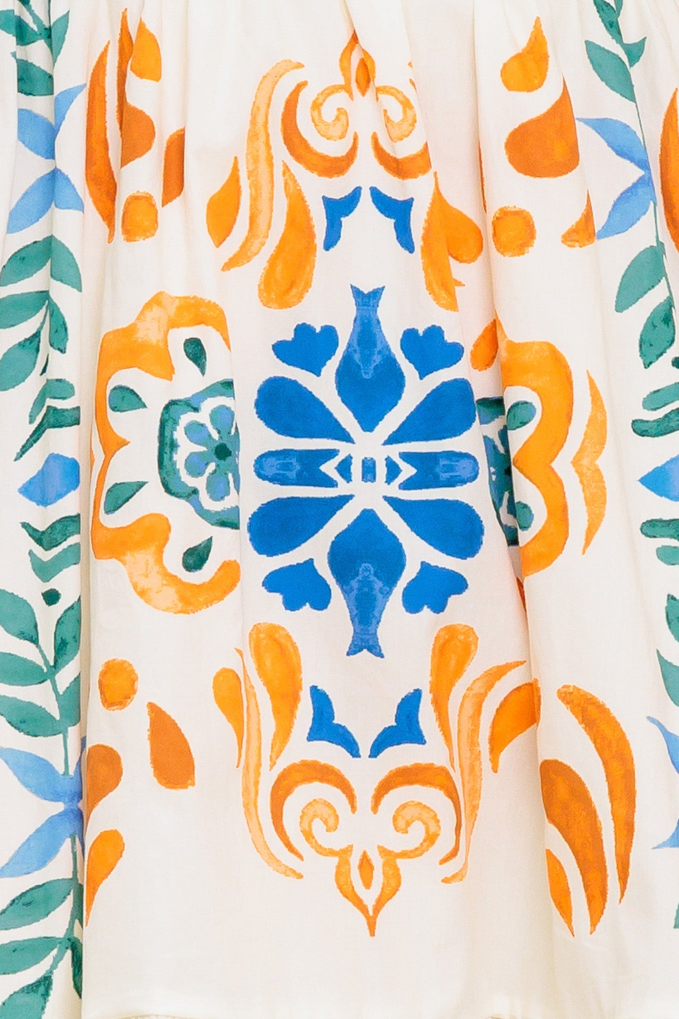 FLORAL KISS IVORY WOVEN MINI DRESS