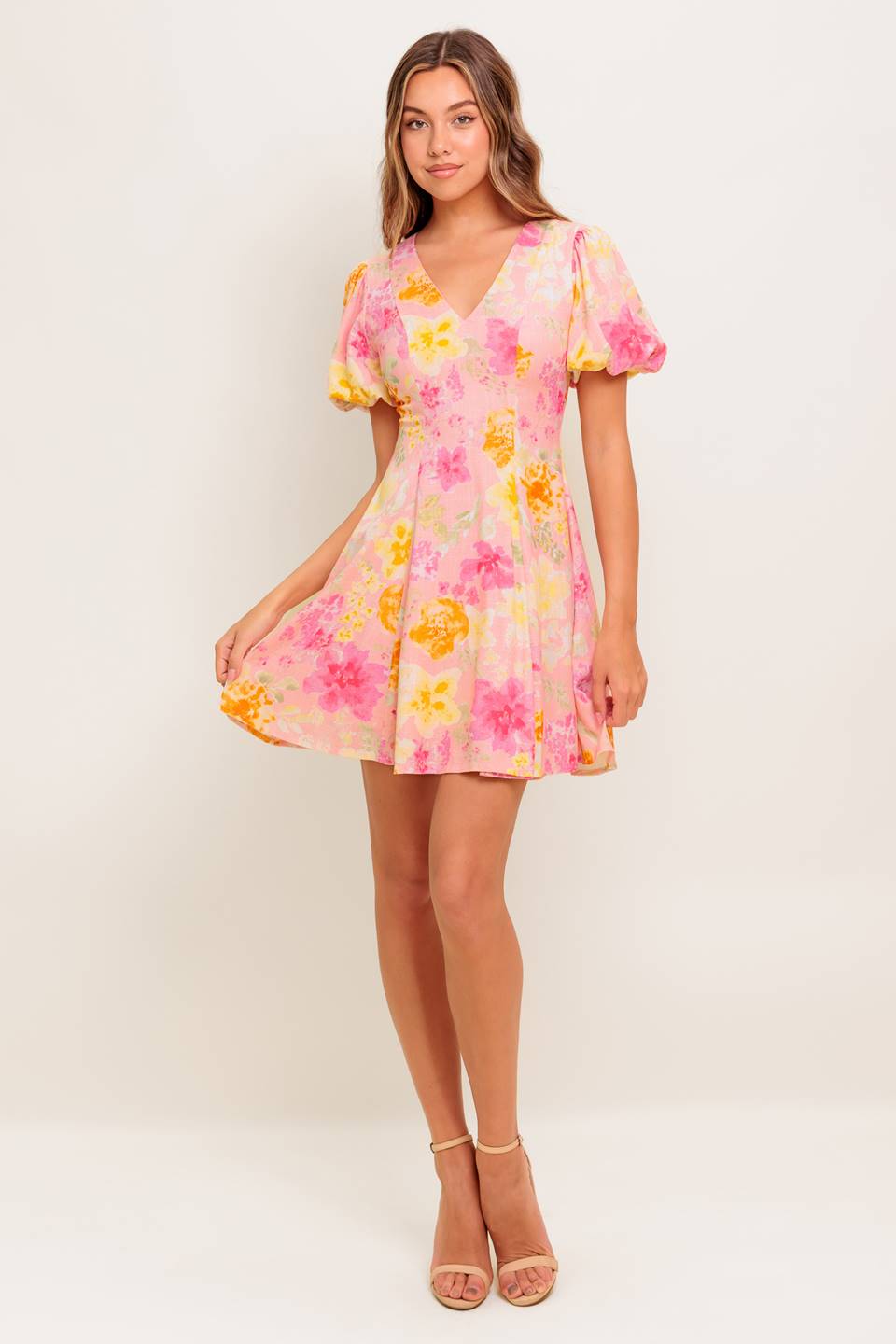 MARGARITA MOOD WOVEN MINI DRESS