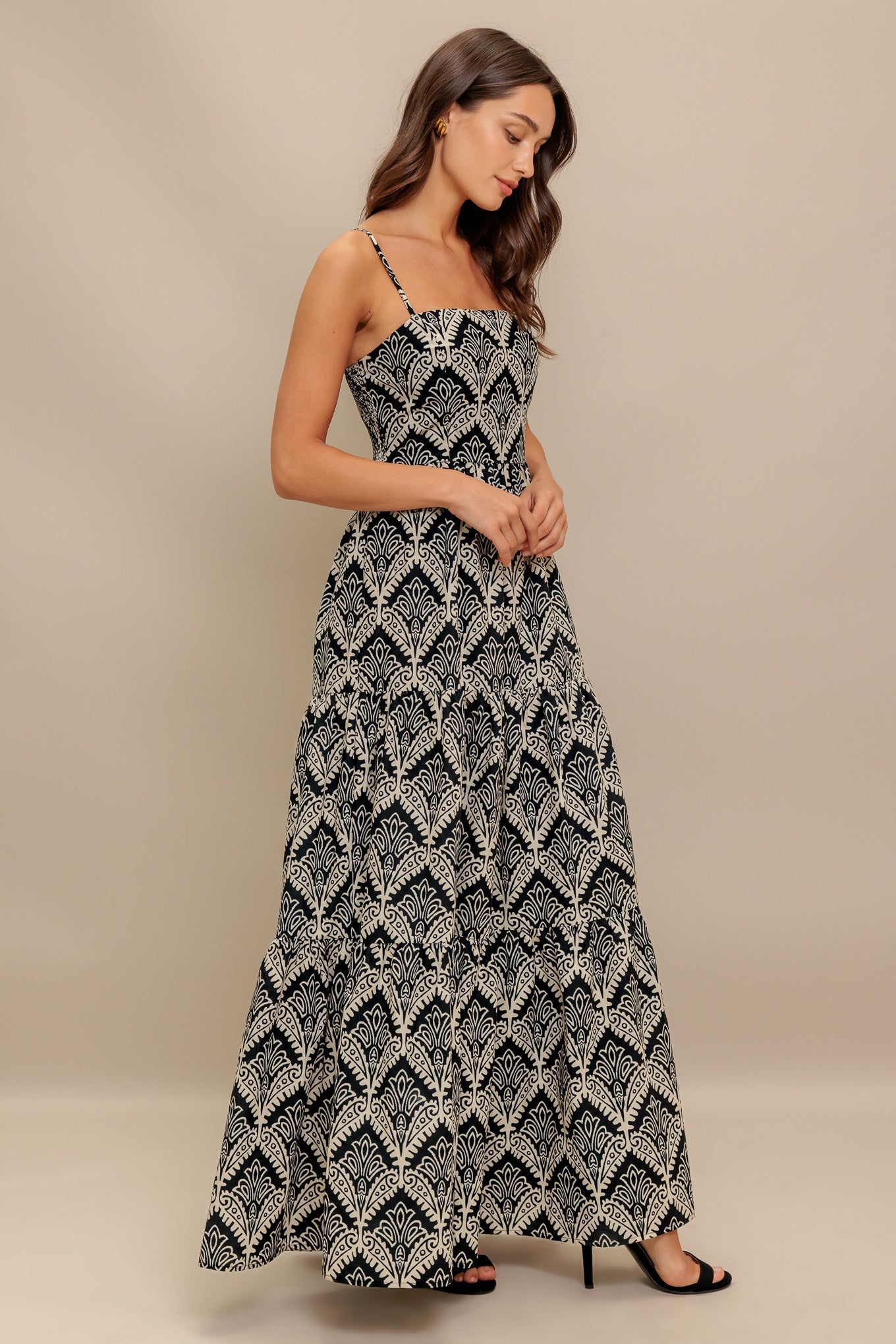 HAZELWOOD GARDEN WOVEN MAXI DRESS