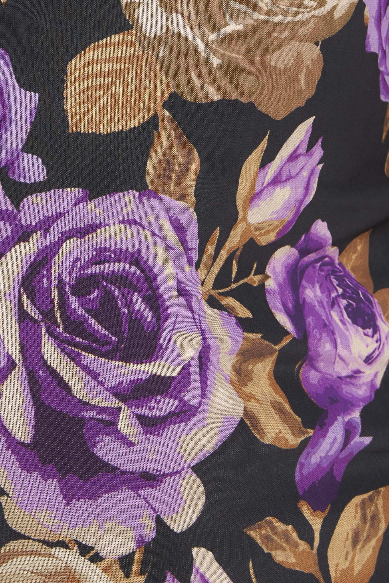 VIOLET EMBRACE POWER MESH MIDI DRESS