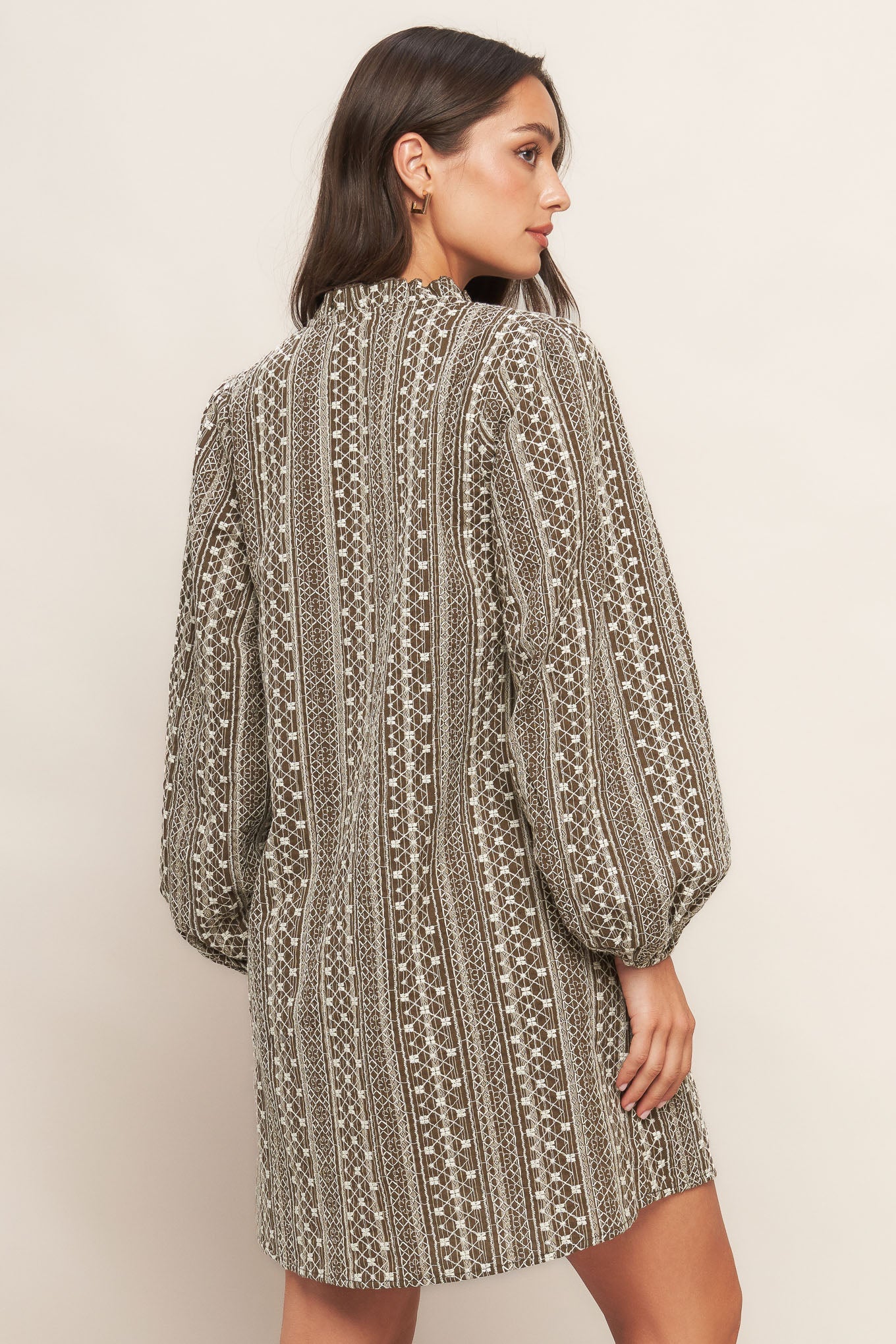 DESERT DUST WOVEN MINI DRESS