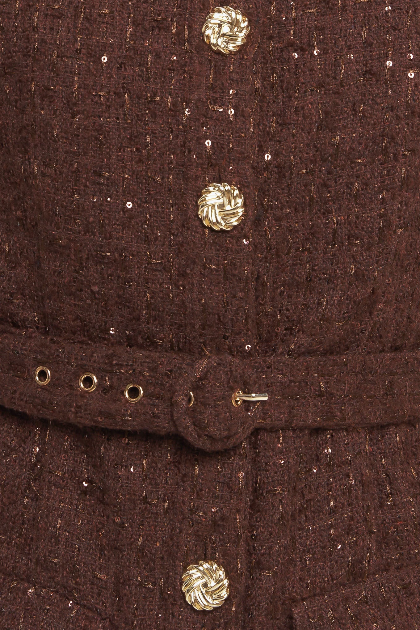 LOVELY HERITAGE TWEED MIDI DRESS