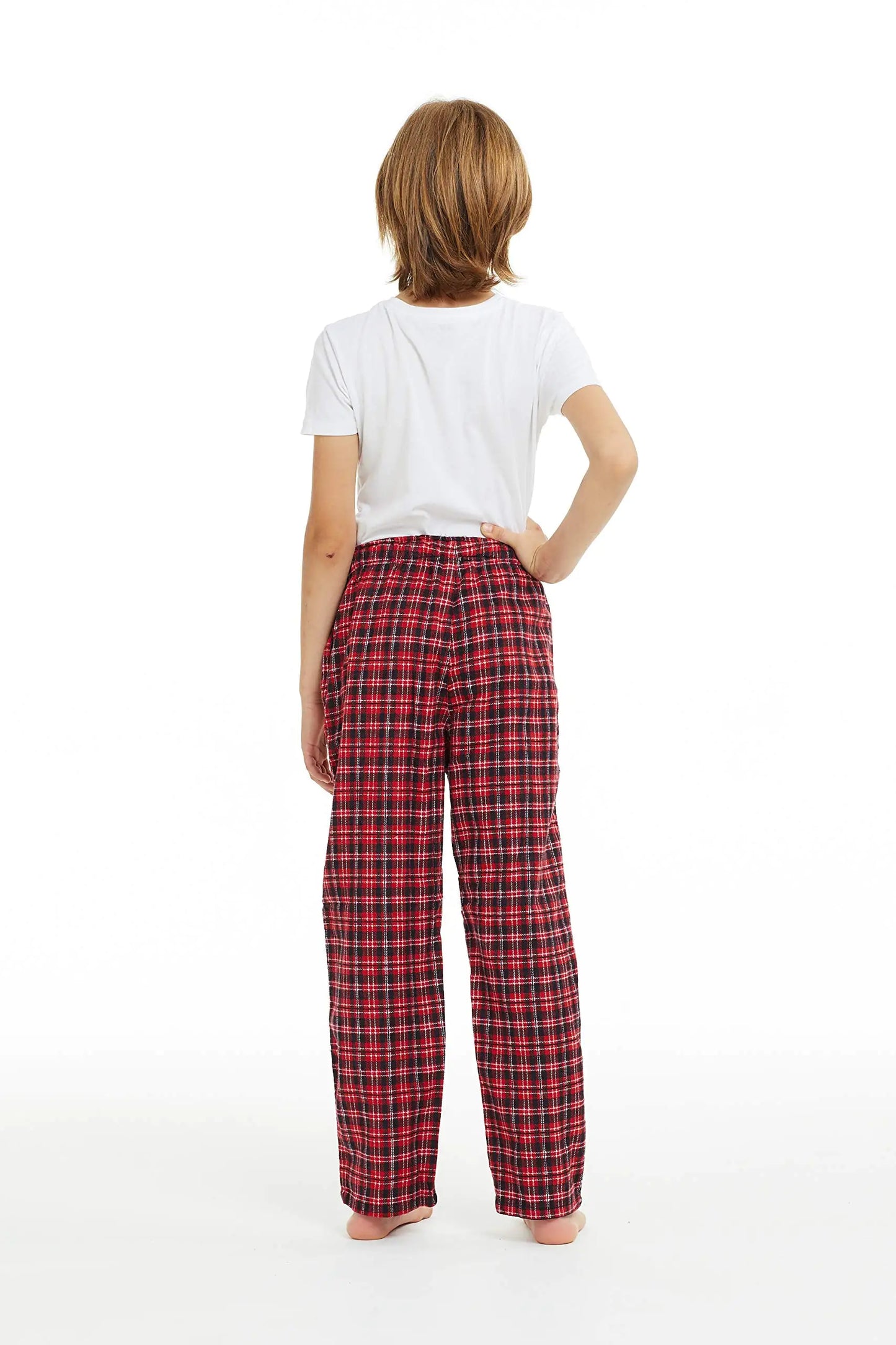 HiddenValor Big Boys Cotton Pajama Lounge Pants Red/Black Small - # BOAA12710002