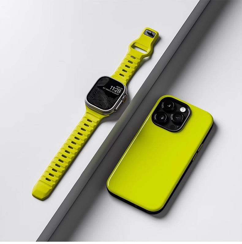 Silicone Reverse-buckle Watch Band