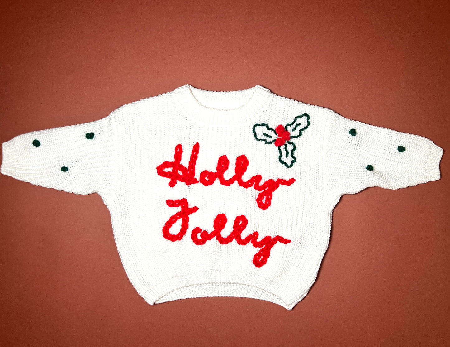 Holly Jolly Christmas Sweater for baby
