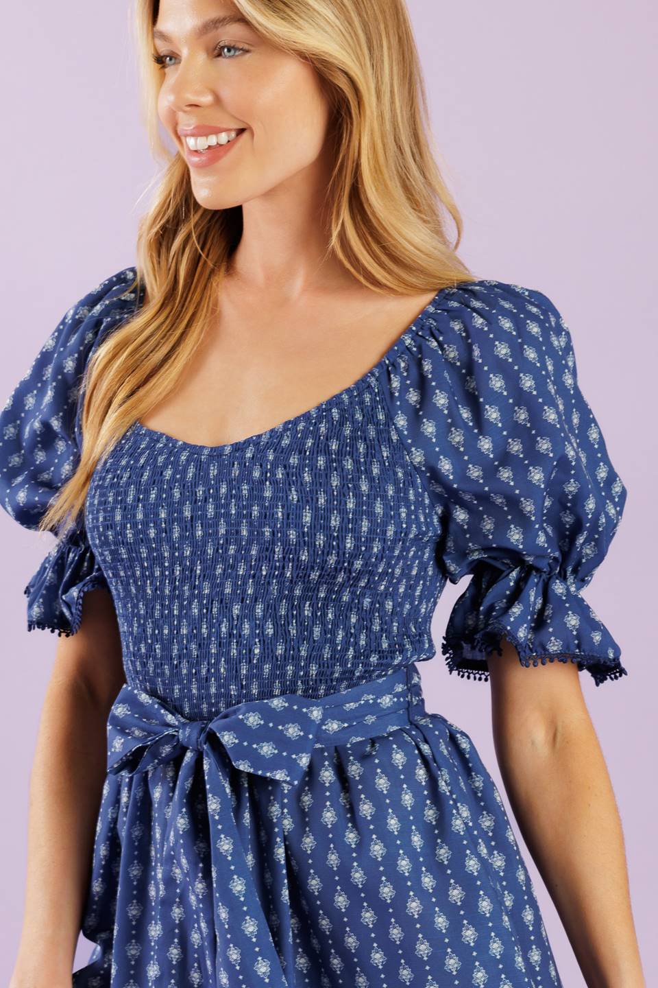 STAY ON YOUR MIND WOVEN ROMPER