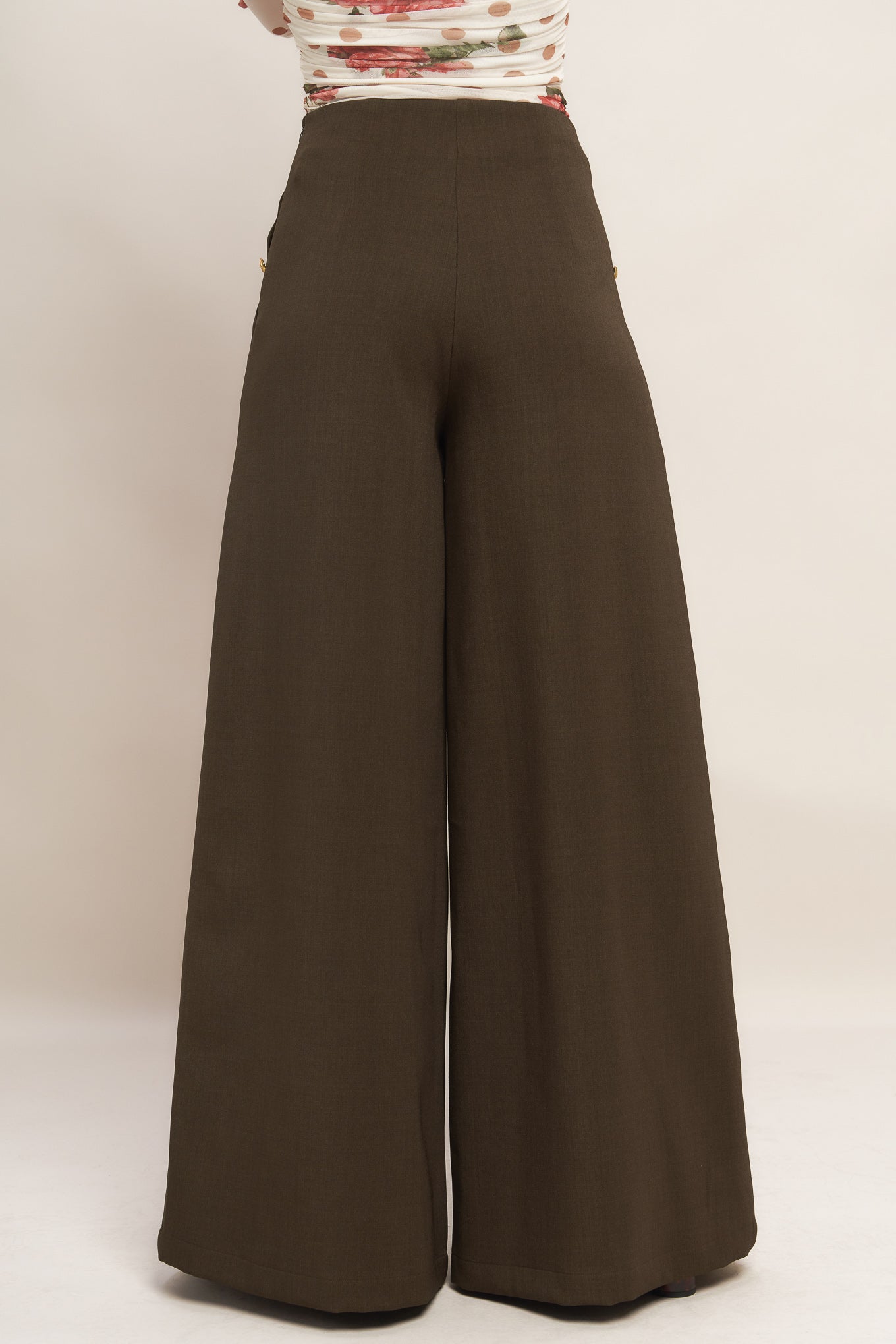 CHOCOLATE FALL WOVEN PANTS