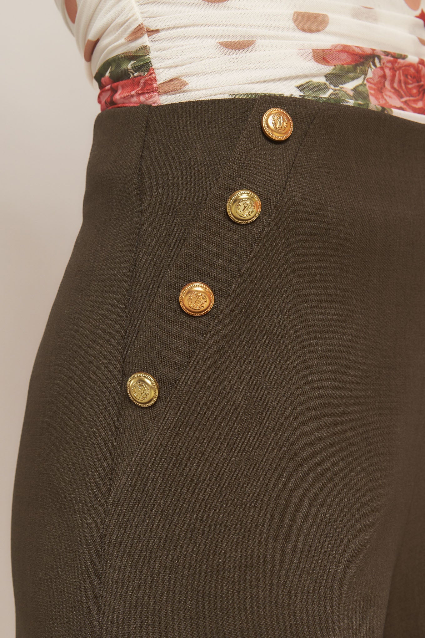 CHOCOLATE FALL WOVEN PANTS