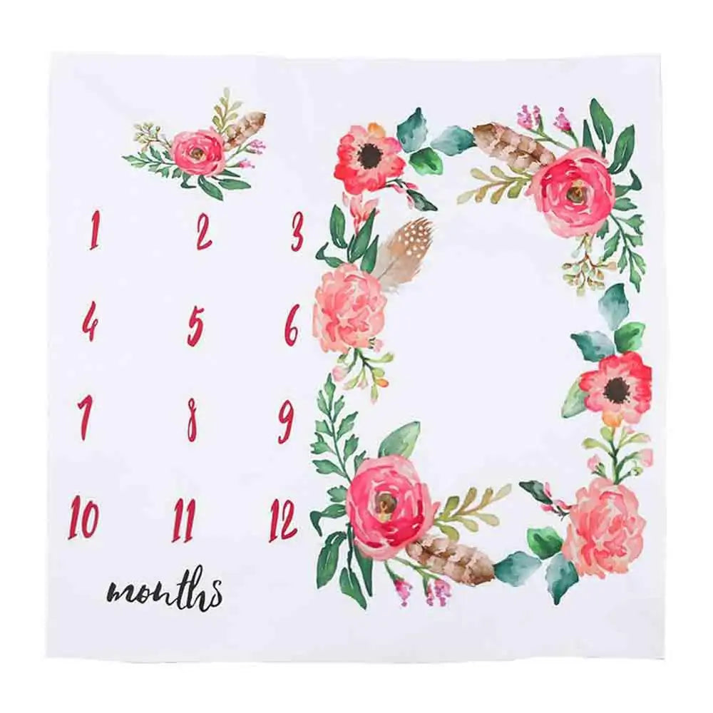 Newborn Baby Milestone Photography Blanket - # BAGE41110002