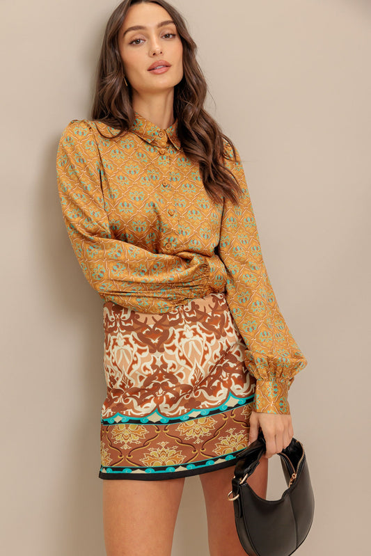 MOROCCAN MUSE WOVEN TOP
