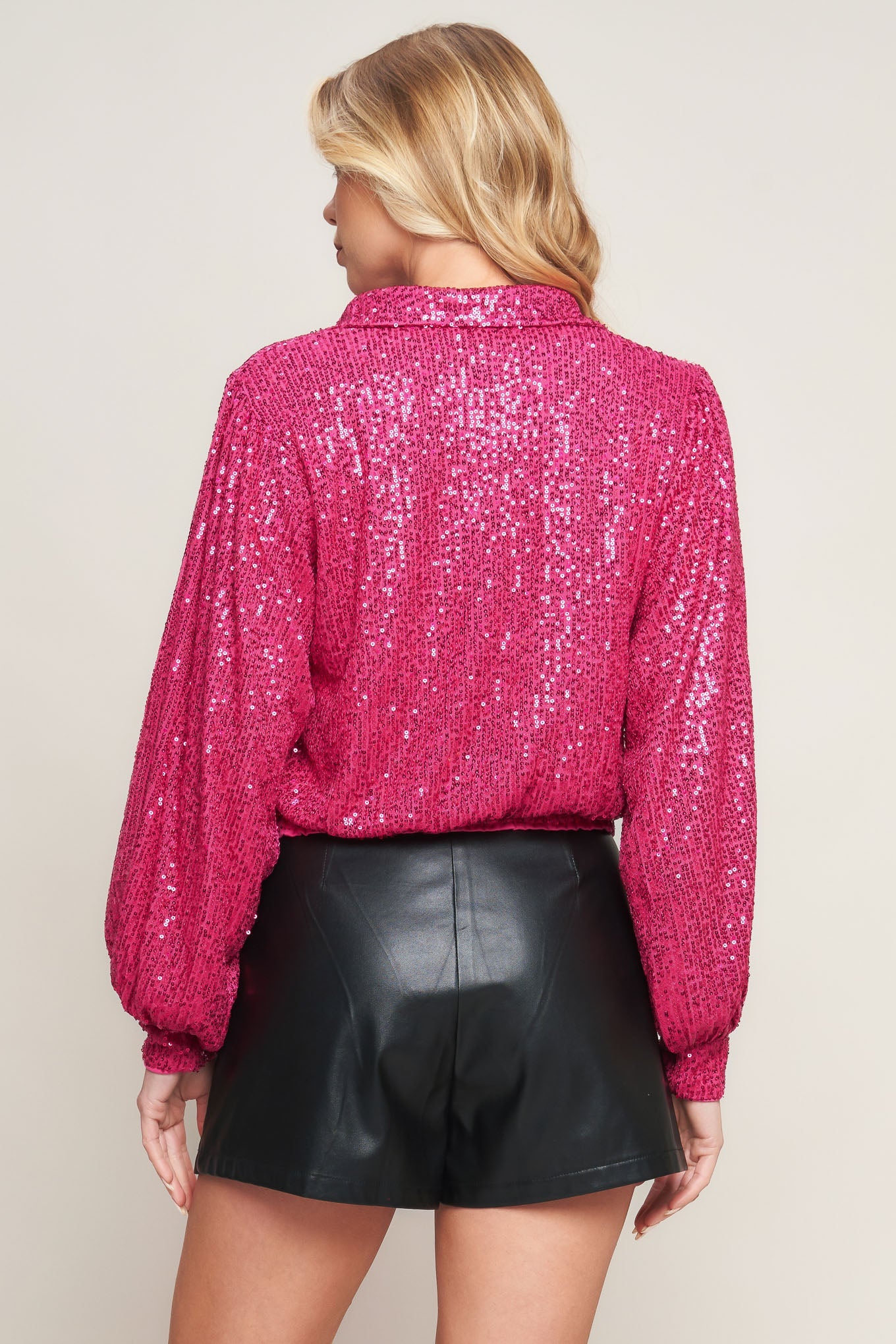 FREEDOM CALLS SEQUIN TOP