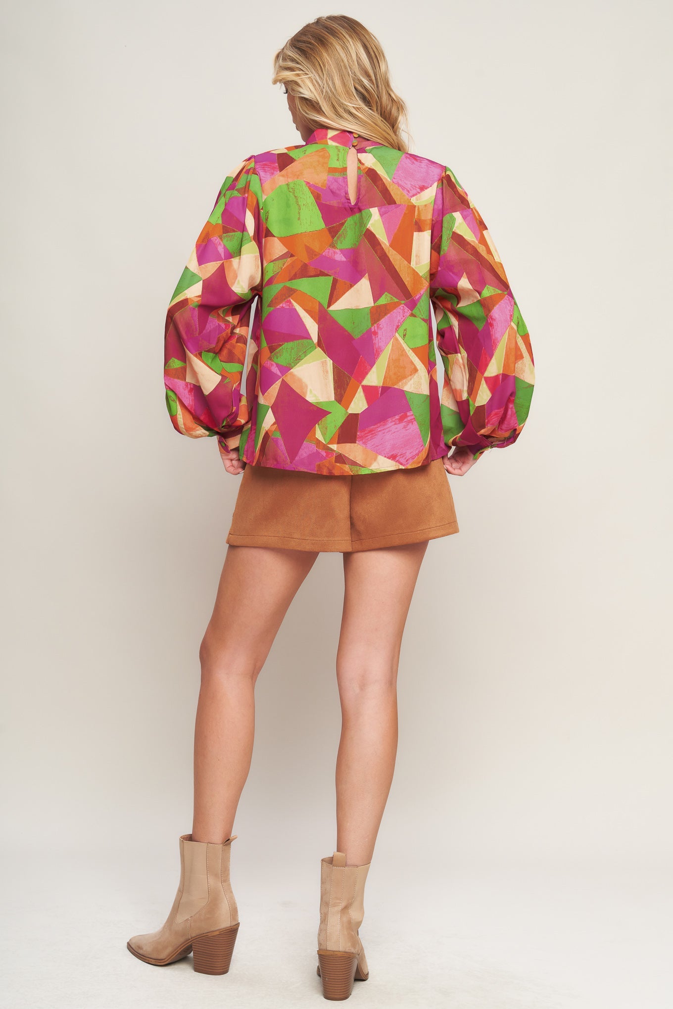 LOOKING AHEAD WOVEN TOP