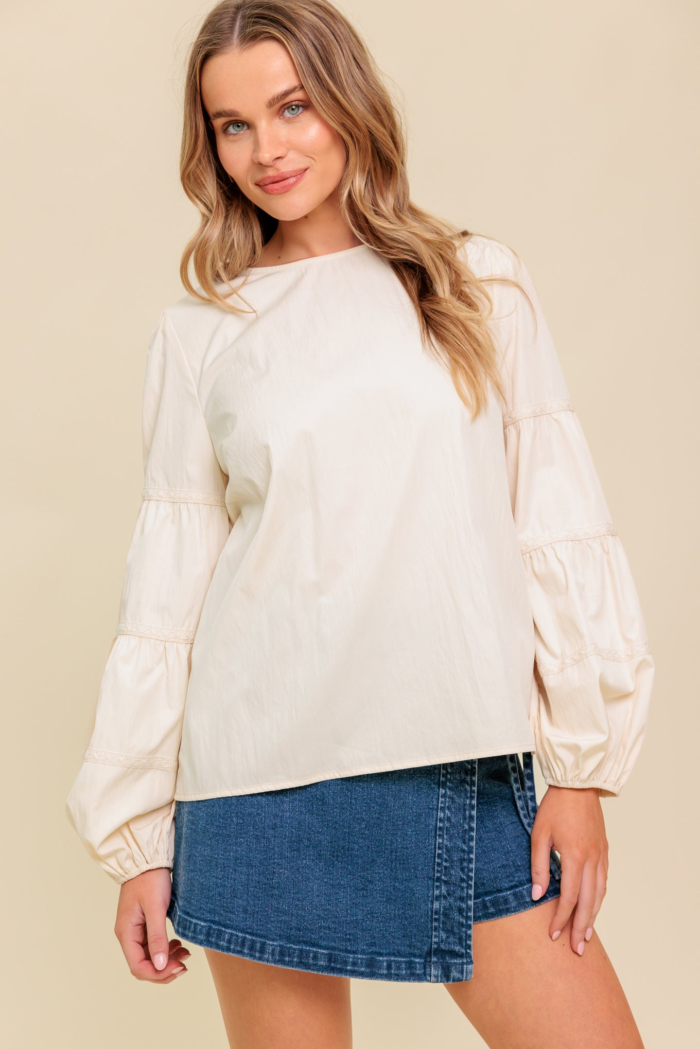 WAVERLY MILLS WOVEN TOP
