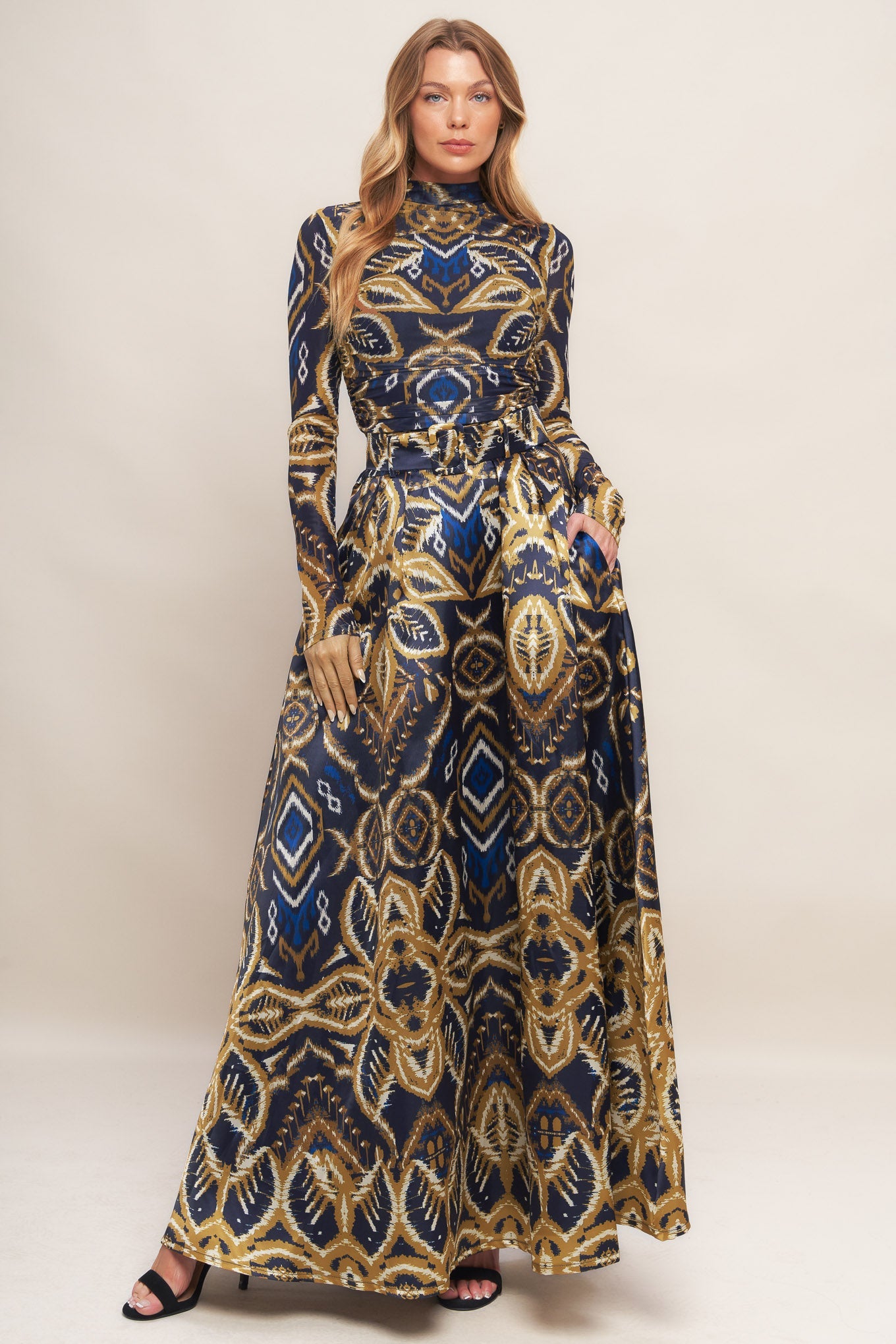 NIGHTFALL DRAPE POWER MESH TOP