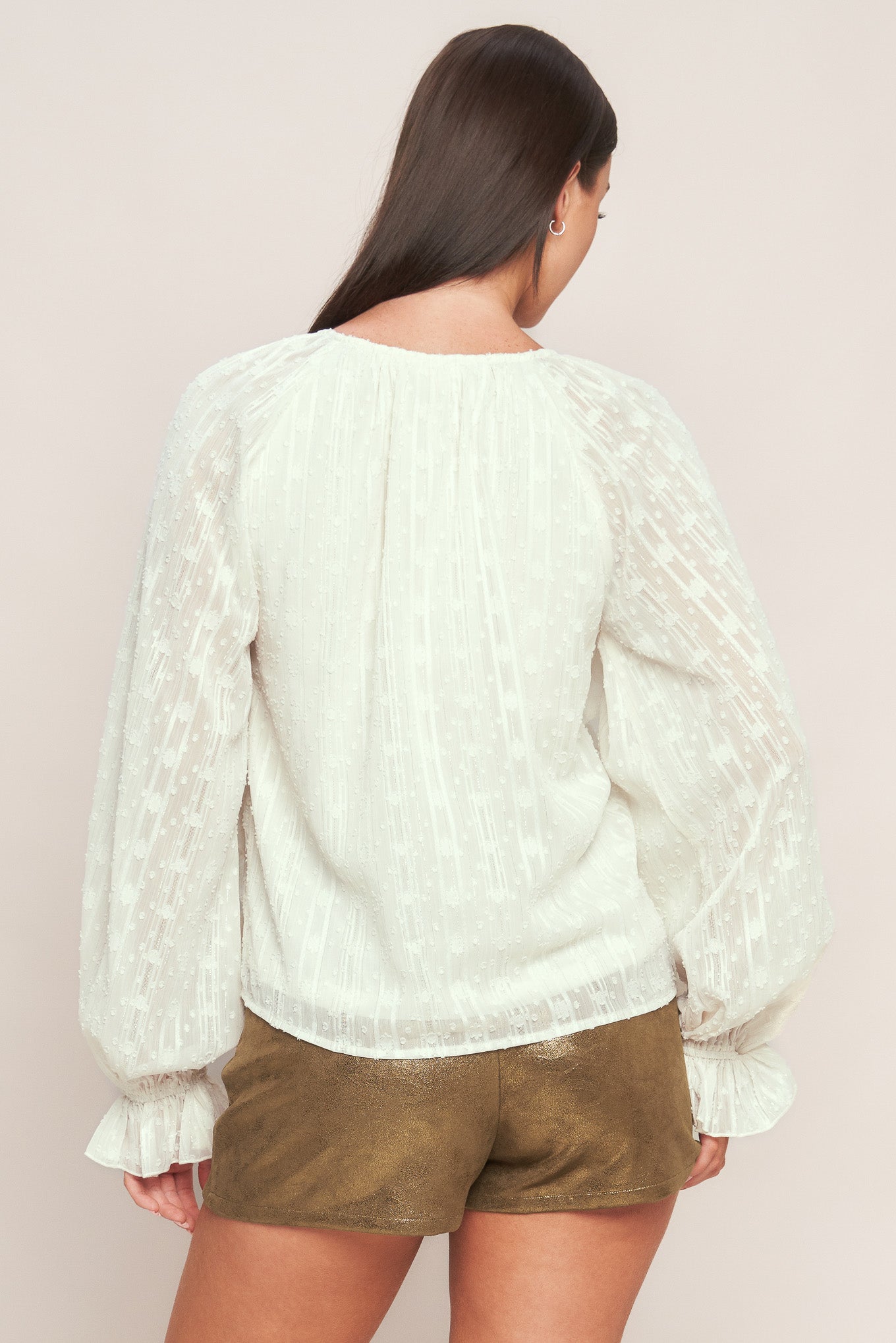 MILK & MOONLIGHT WOVEN TOP