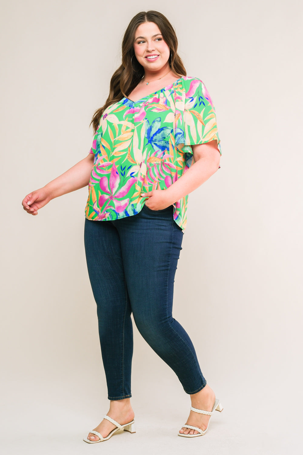 HIGH CLASS WOVEN TOP