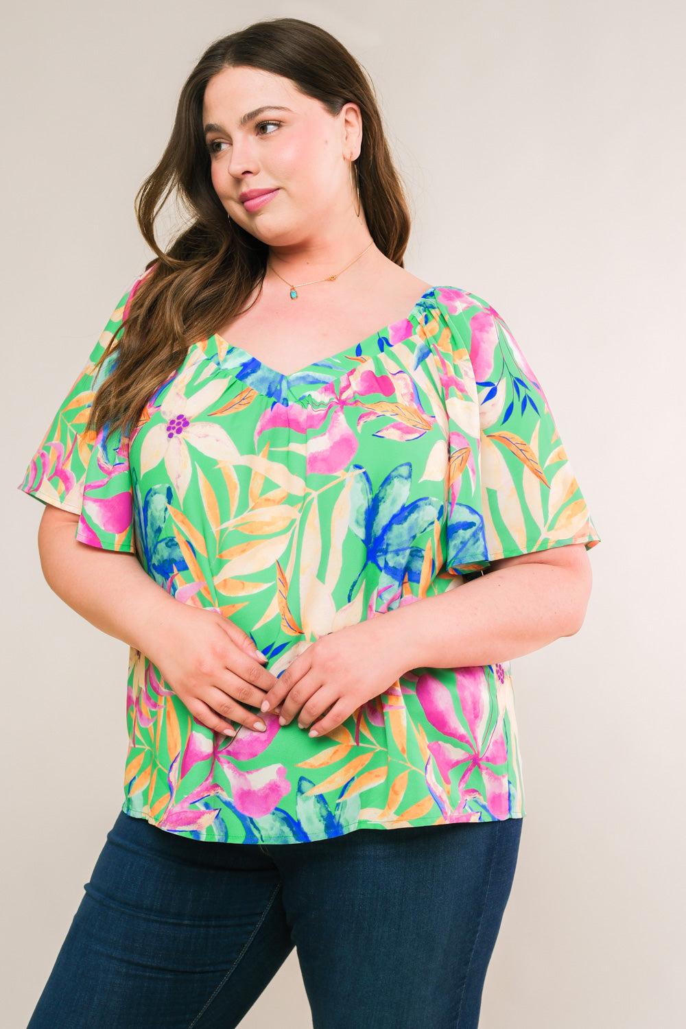 HIGH CLASS WOVEN TOP