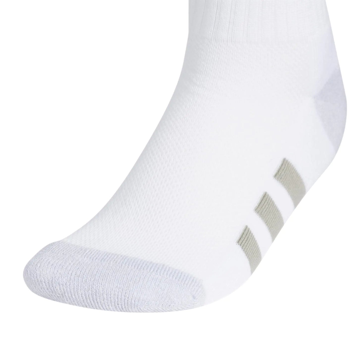 adidas Boys Athletic Cushioned Crew Socks (6-Pair) for Kids, Boys and Girls - durable, breathable fabric ready for Sport Medium Silver Pebble Grey/Putty Grey/White - # BOAA11810001