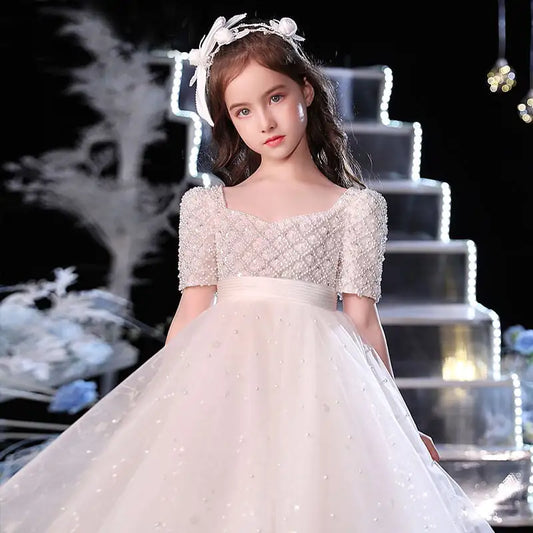 Flower Girl Wedding Dress for Kids Costume - # GIAA221410003