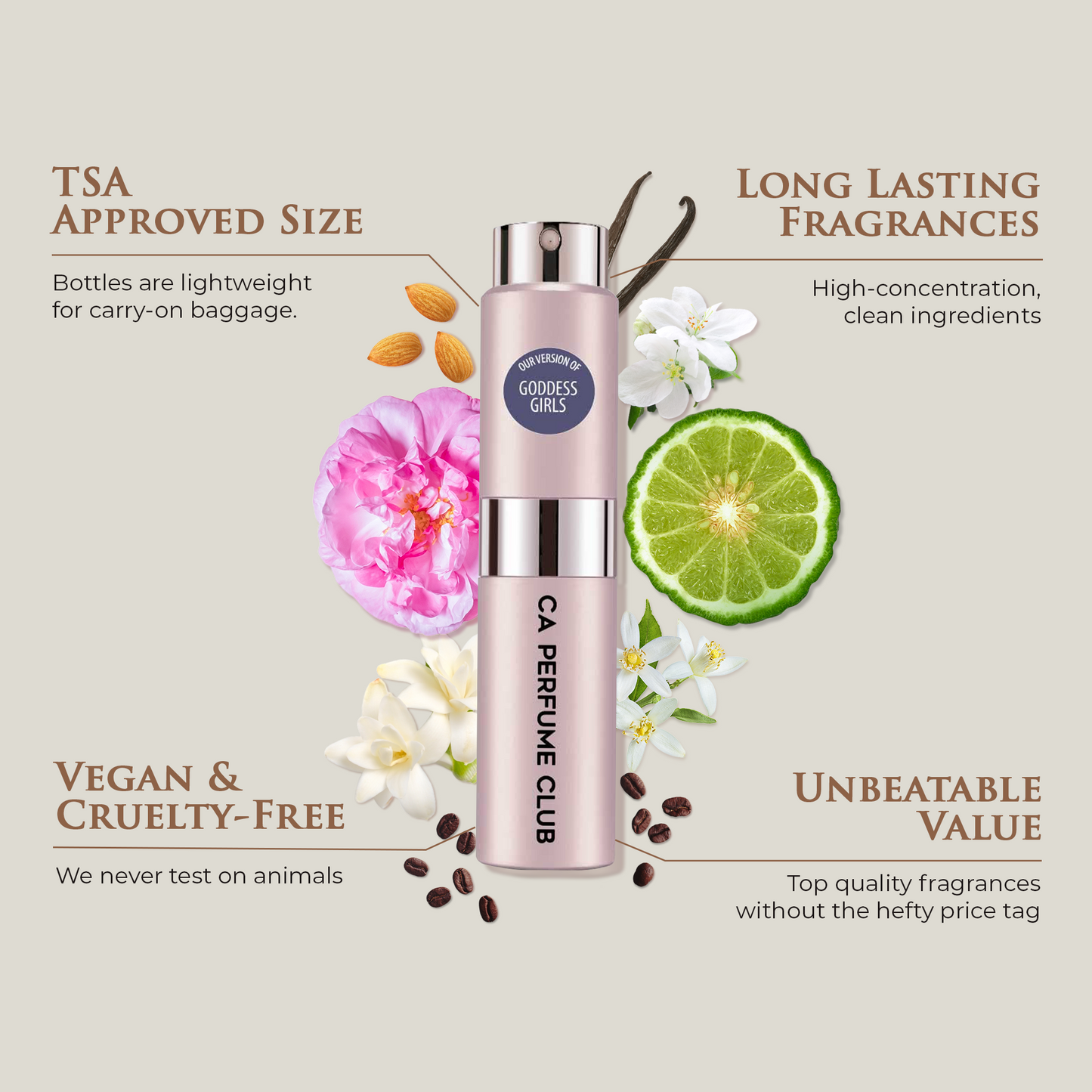 Amber Rouge Saffron Perfume Spray Duo Set 2 Pack Unisex Fragrance (0.27 Fl oz x2)