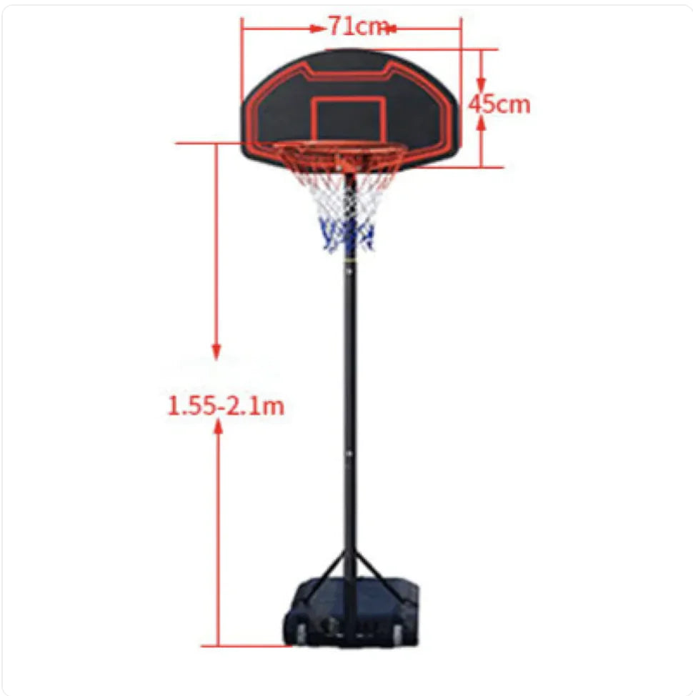 Adjustable Outdoor Basketball Hoop for Teens and Kids - # BOT&G521510001