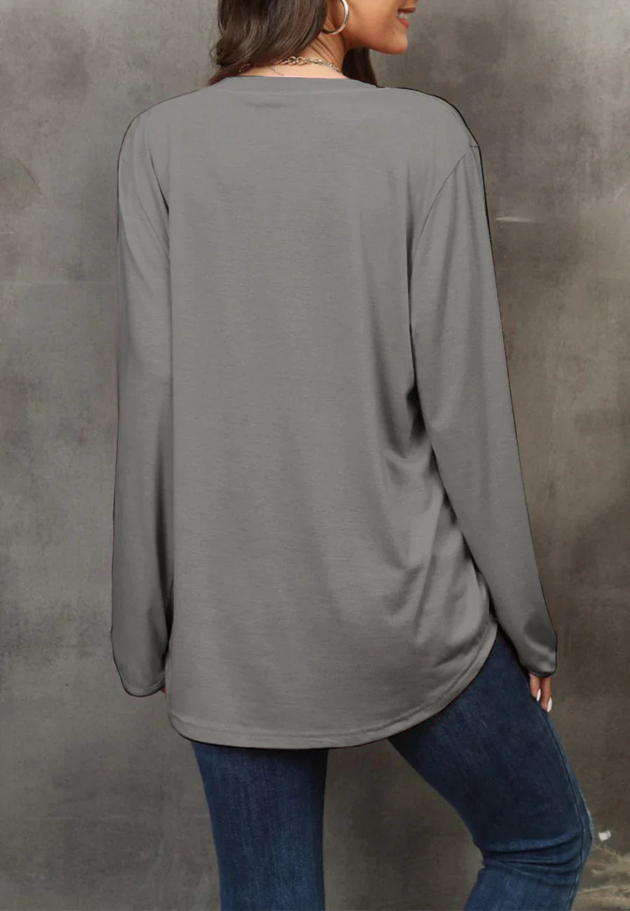 Round Neck Loose Fit Sweater