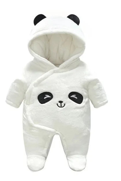 Baby Panda Hooded Jumpsuit - # BAAA21110016