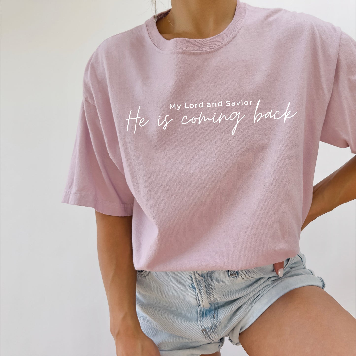 Jesus He is coming back Comfort Colors Christian T Shirt