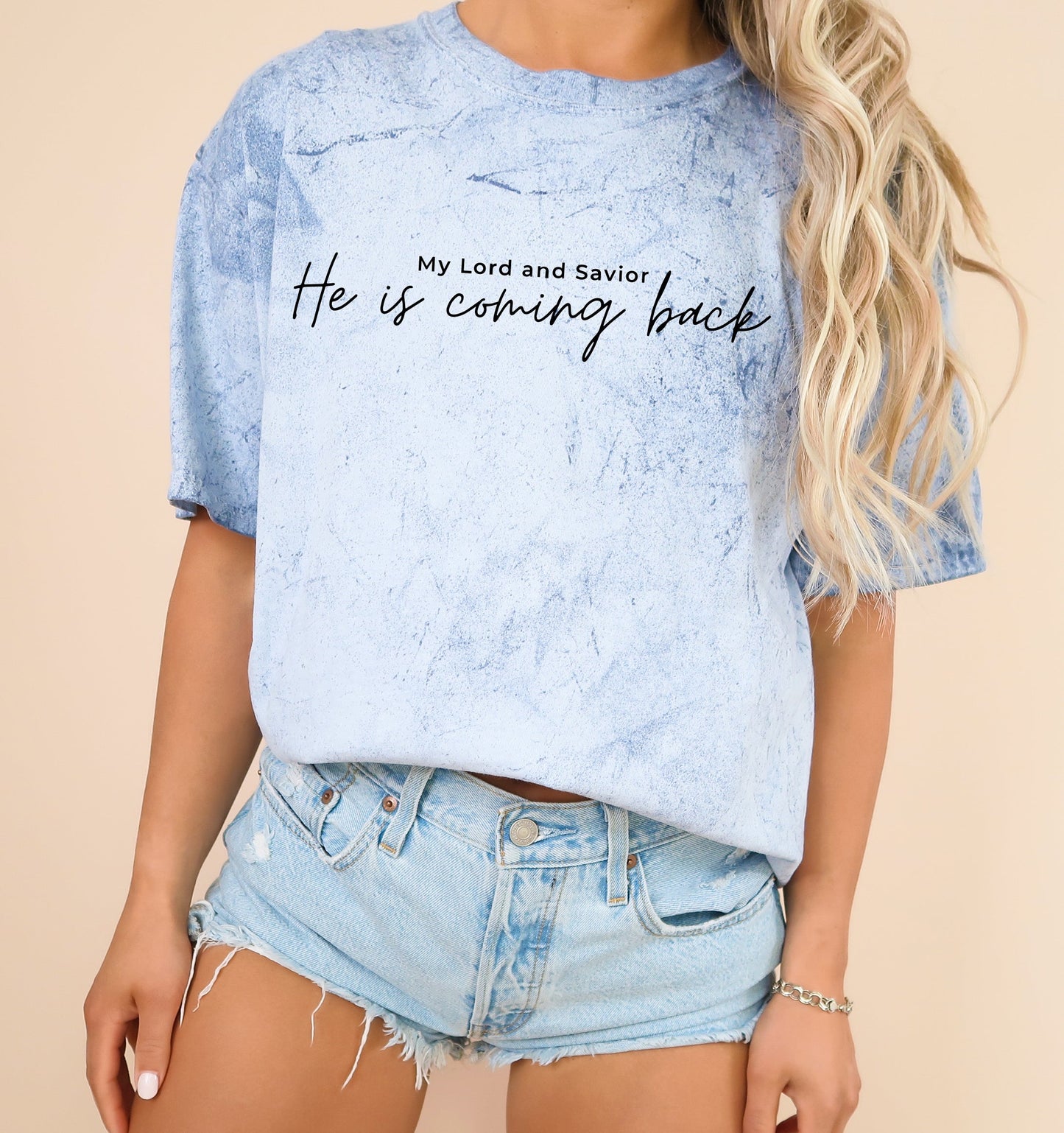 Jesus He is coming back Comfort Colors Christian T Shirt