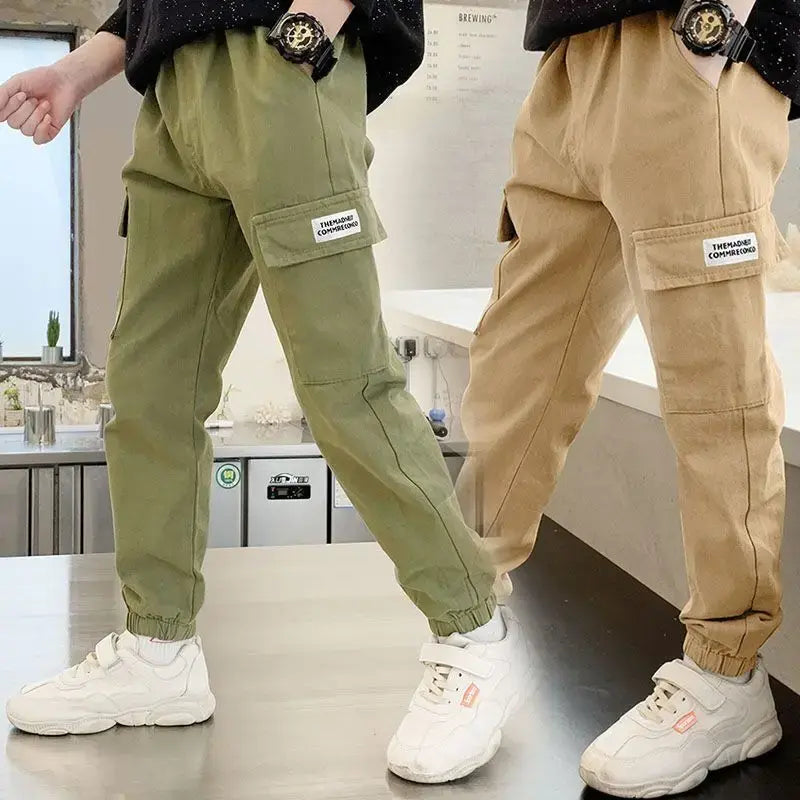 Boys Cargo Pants Spring Autumn - # BOAA11410006