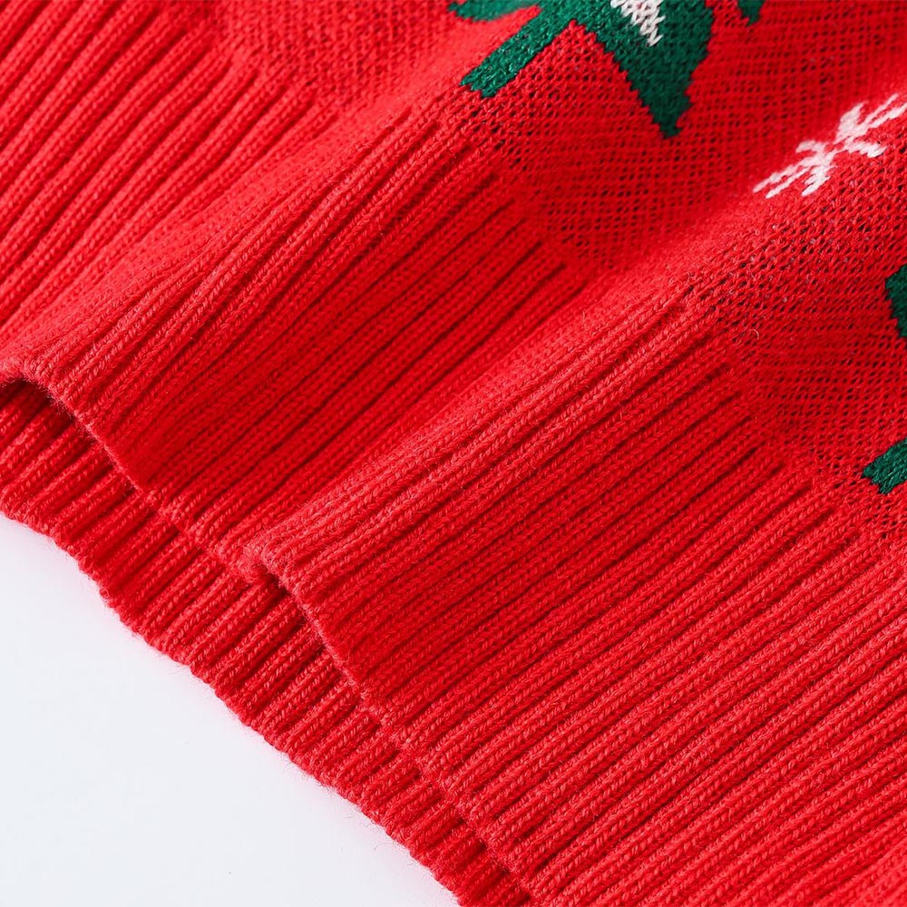 Kids Reindeer Jacquard Christmas Holiday Sweater | NCS