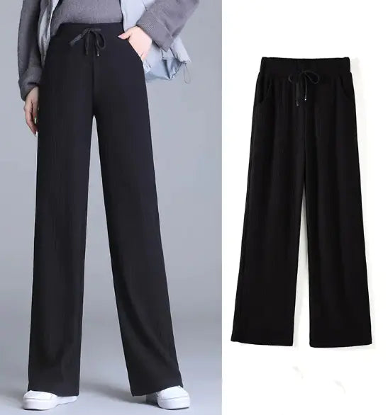 Knitted Mopping Trousers - # GIAA23410009