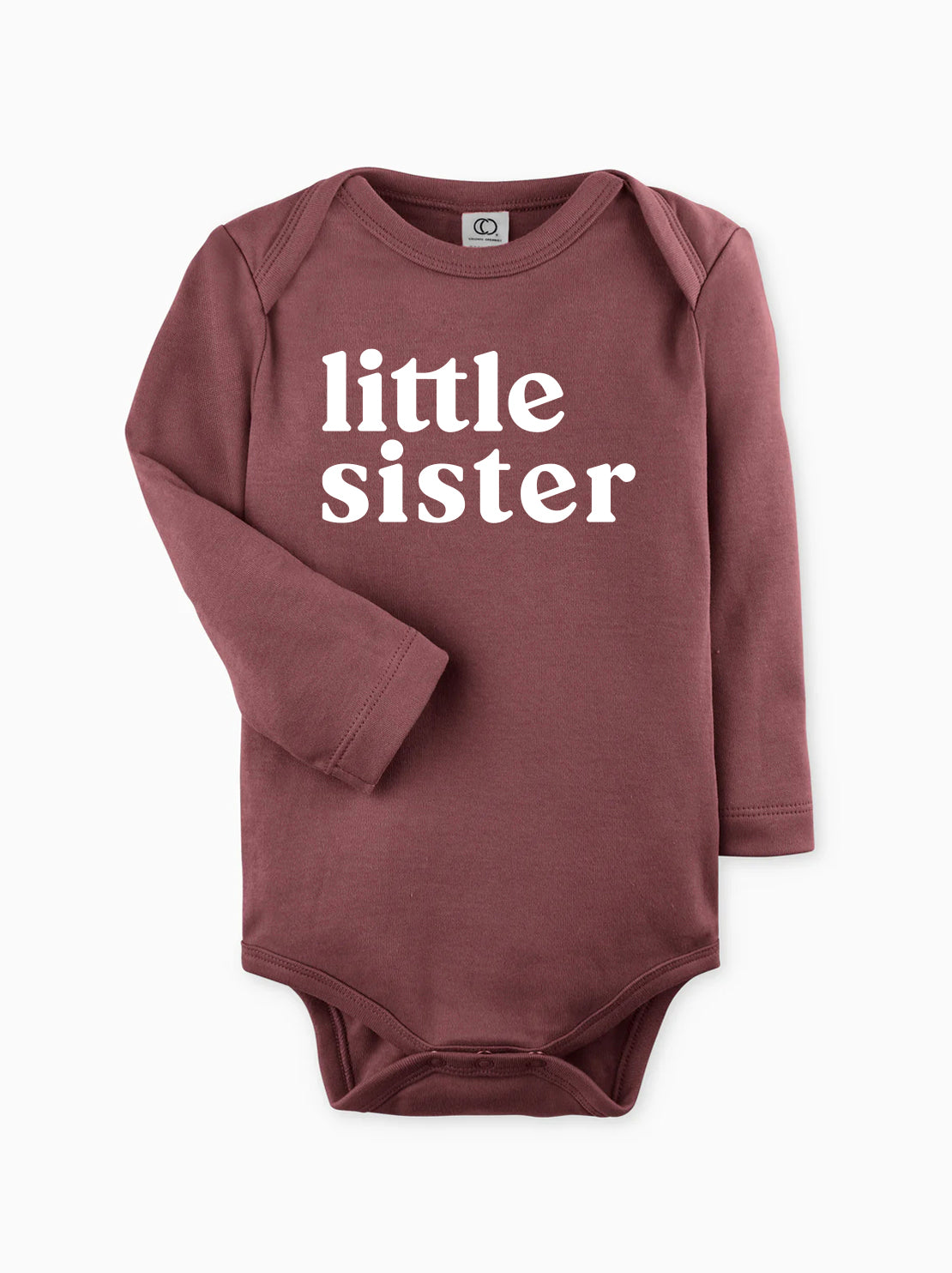 Little Sister Organic Cotton bodysuit (Serif)