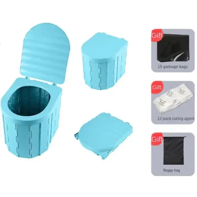 Portable & Foldable Potty Camping Toilets - # BAGE31110007