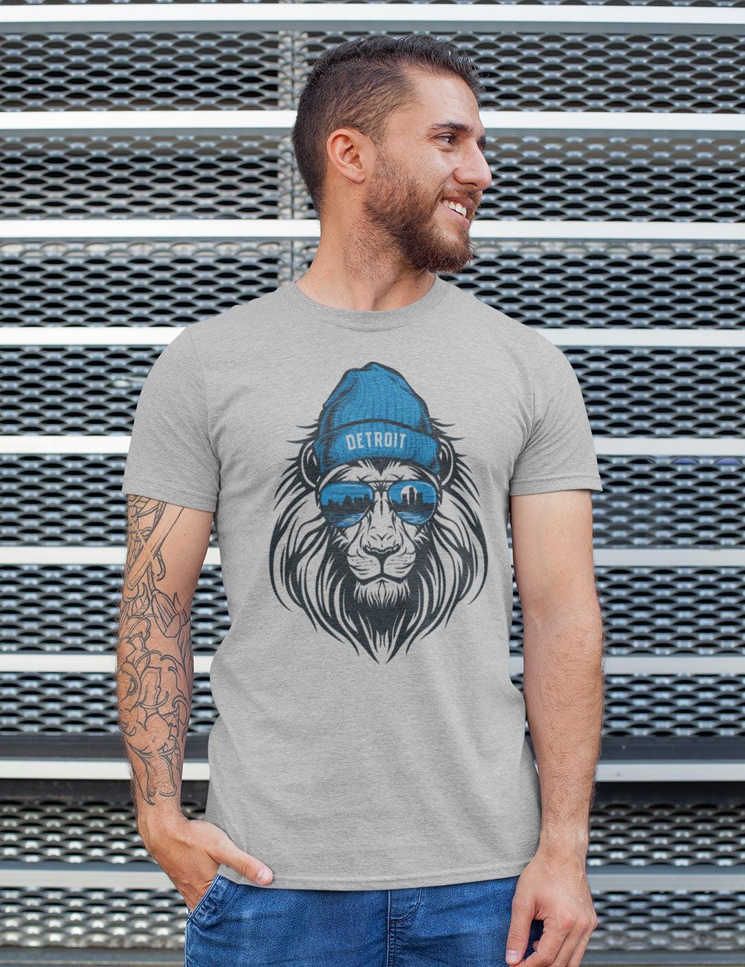 Lion Head - Heather Silver