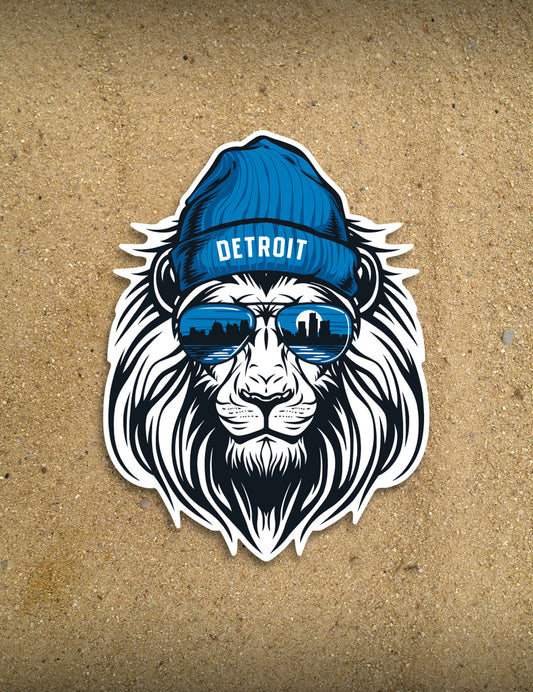 Lion Head - 4" Sticker