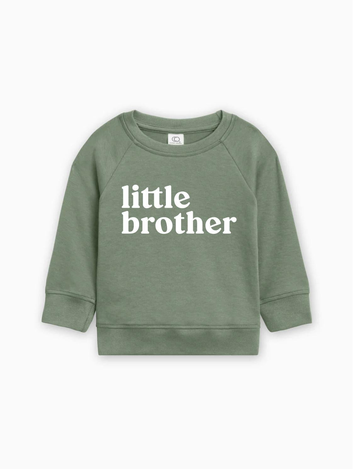 Little Brother Organic Cotton Baby Toddler Boy Pullover (Serif)
