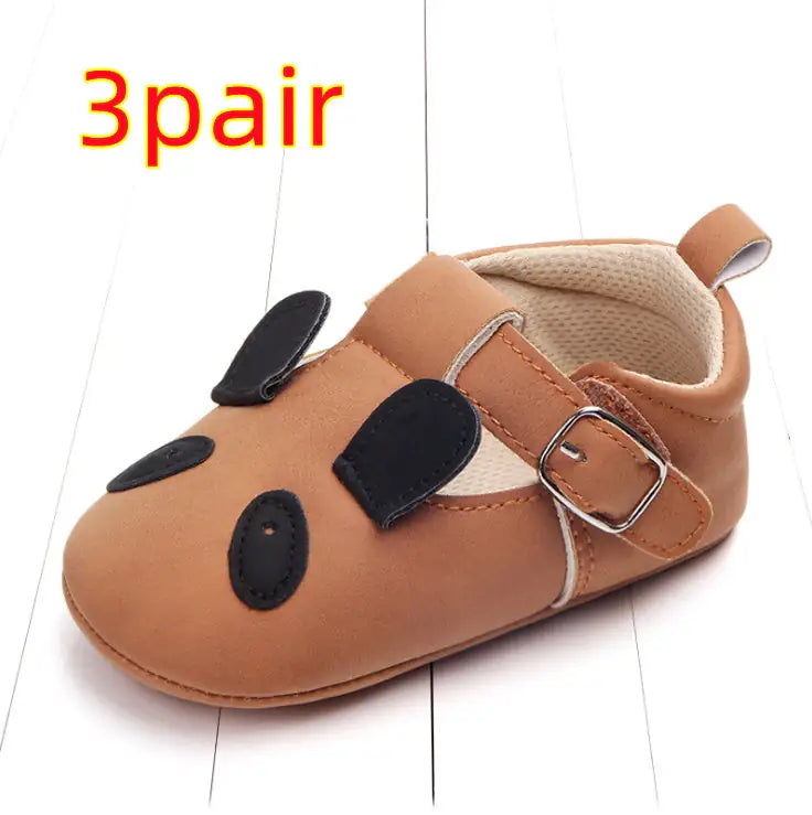 Spring and autumn cartoon animal baby shoes matte leather non-slip soft bottom baby shoes wholesale 0884 - # GIAA71310004