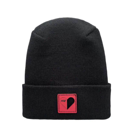 Love-Inspired H-Stitch Beanie – Black | Limited Edition