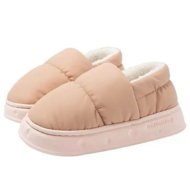 Winter Waterproof Anti-Slip Cotton Slippers - # BOAA73410001