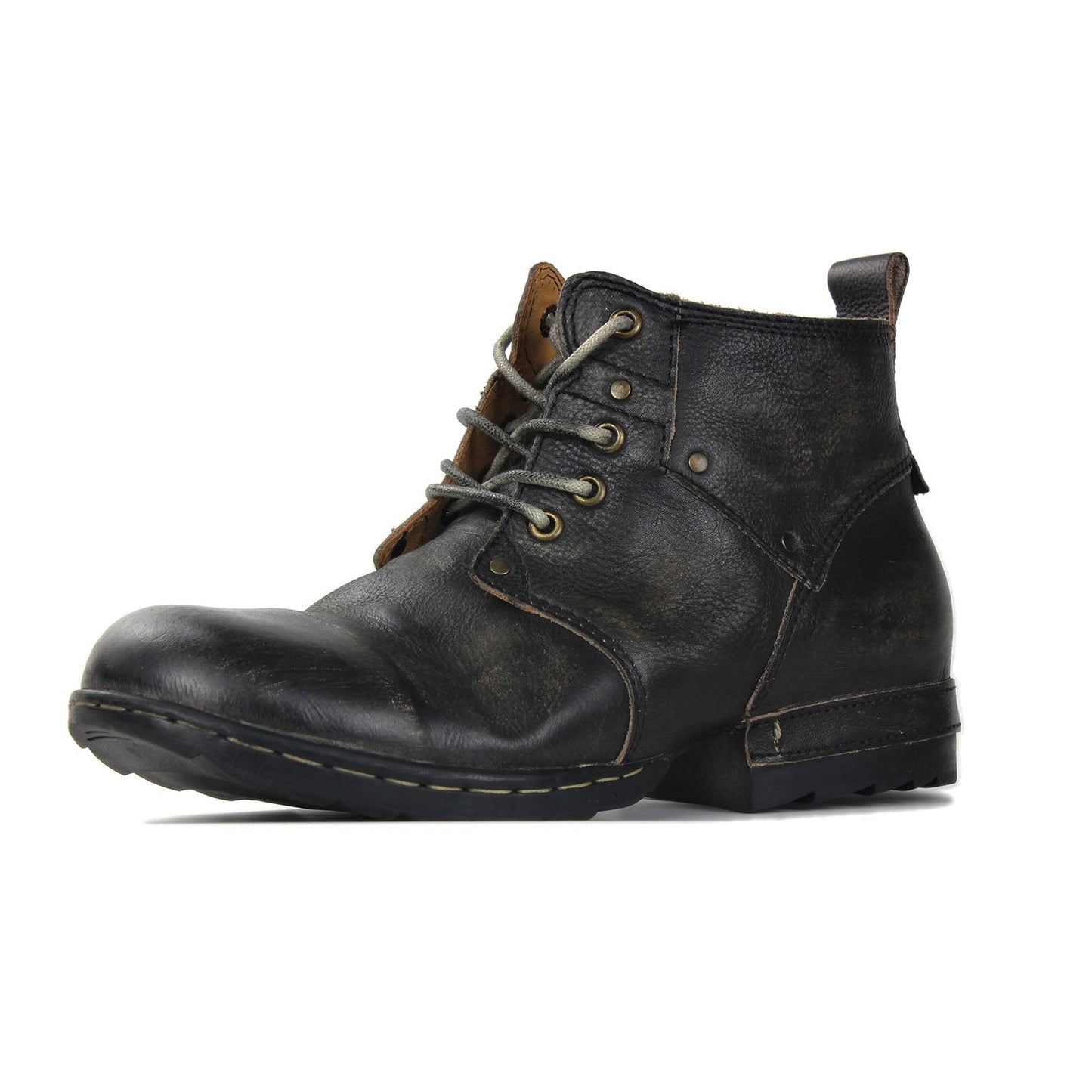 Men's Leather Ankle Boots OSS-6015-3-B-D