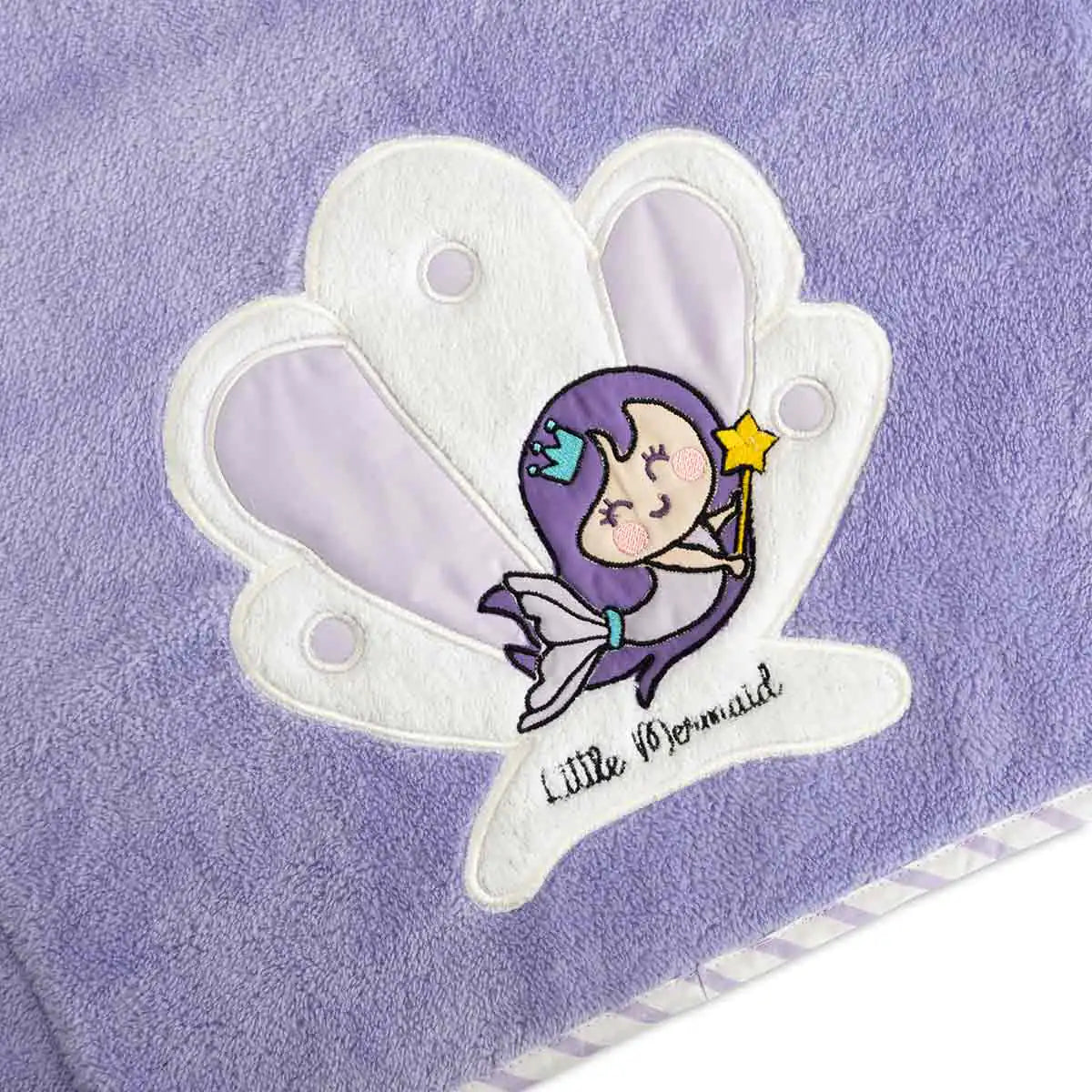 Milk&Moo Little Mermaid Baby Blanket Ultra Soft Swaddle Blanket for Stroller - # BAGE41210002
